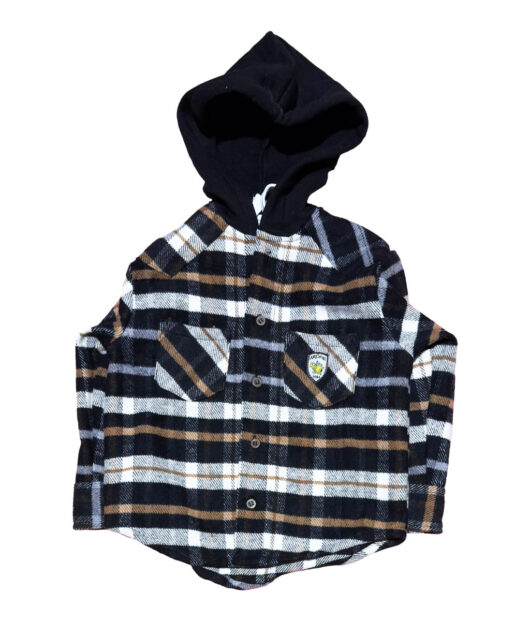 CAMISA ESCOSES CON CAPUCHA