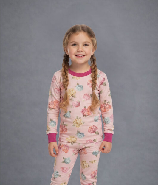 PIJAMA BASICO NENA FLORES BEBA