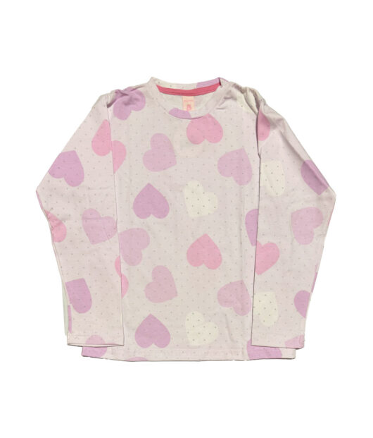 REMERA PUPE ESTAMPADA CORAZONES