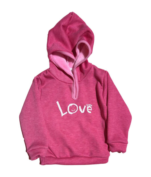 BUZO LOVE BEBA C/CAPUCHA