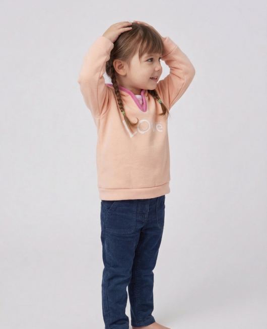 BUZO LOVE BEBA C/CAPUCHA