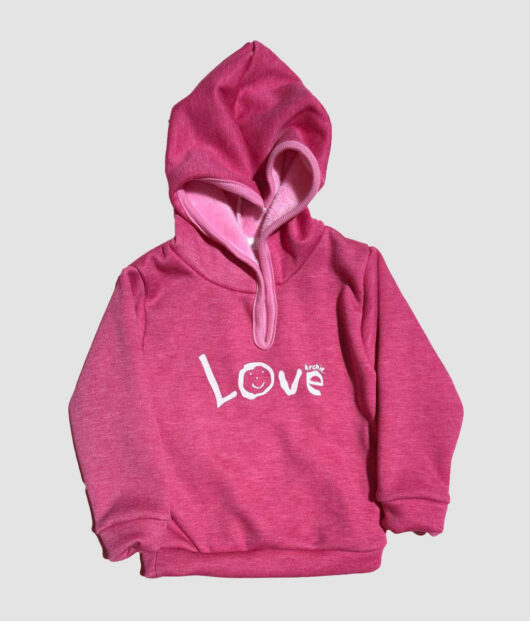 BUZO LOVE BEBA C/CAPUCHA